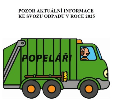 Změna svoz odpadu rok 2025